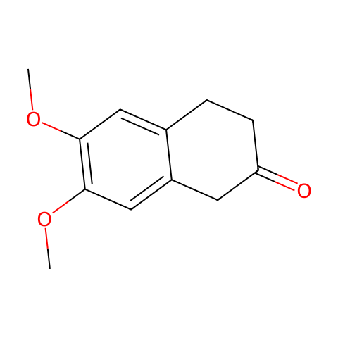 6,7-Dimethoxy-2-tetralone结构图
