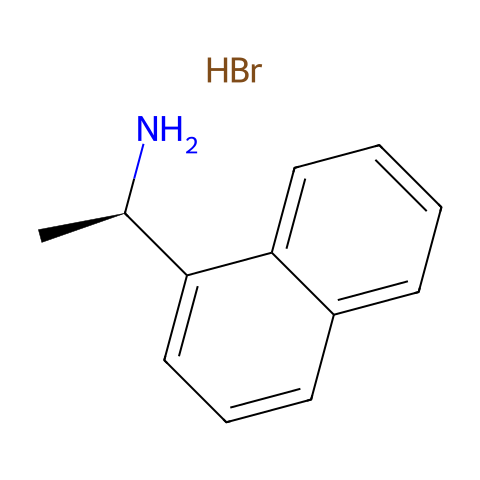 r-1-甲基萘甲胺溴结构图