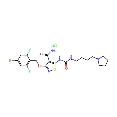 CP-547632 hydrochloride结构图