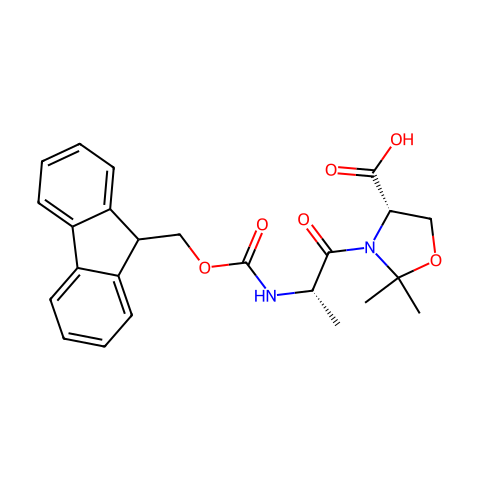 FMOC-ALA-SER(YME,MEPRO)-OH结构图