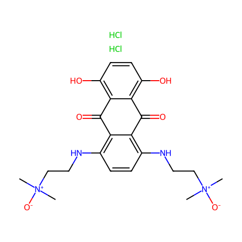 Banoxantrone (dihydrochloride)结构图