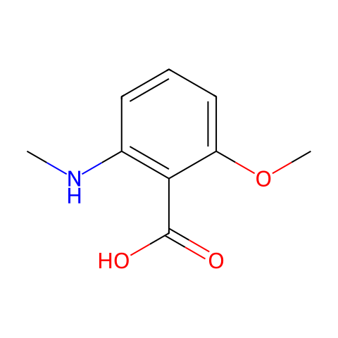 2-Methylamino-6-methoxybenzoic acid结构图