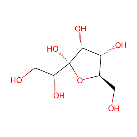 景天庚酮糖 分子结构图