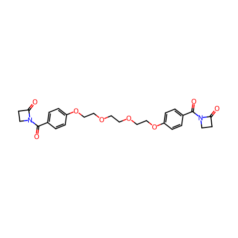 AZD-CO-Ph-PEG4-Ph-CO-AZD结构图