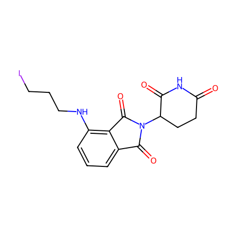 Pomalidomide-C3-I结构图