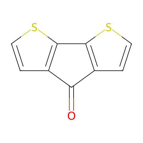 4H-环戊并[2,1-B:3,4-B']二噻吩-4-酮结构图