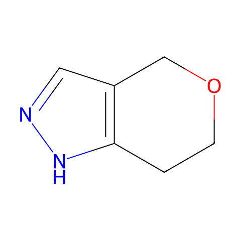 1,4,6,7-Tetrahydropyrano[4,3-c]pyrazole结构图
