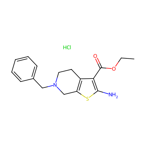 Tinoridine hydrochloride结构图