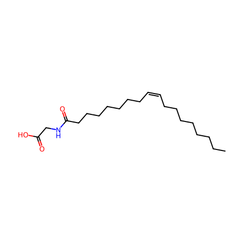 N-OLEOYLGLYCINE结构图