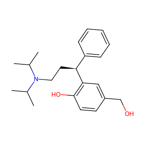 (S)-5-Hydroxymethyl Tolterodine结构图