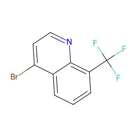 4-溴-8-(三氟甲基)喹啉结构图