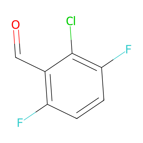 2-氯-3,6-二氟苯甲醛结构图