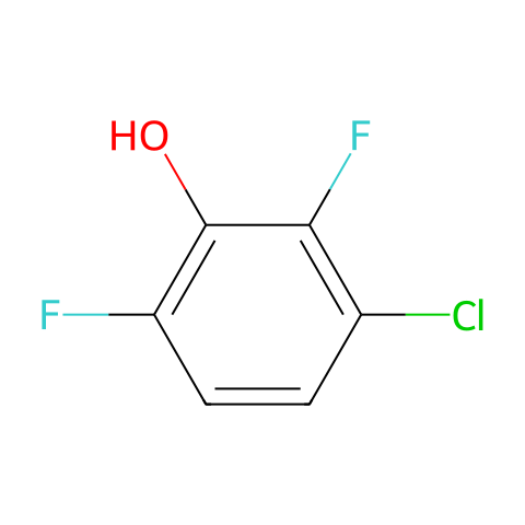 3-氯-2,6-二氟苯酚结构图