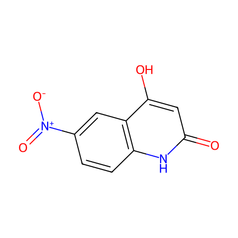 6-硝基喹啉-2,4-二醇结构图
