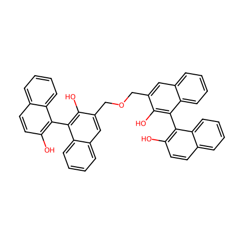 3,3''-[OXYBIS(METHYLENE)]BIS-(1R,1''R)-1,1''-BI-2-NAPHTHOL结构图