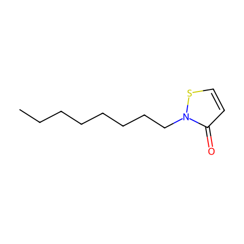 2-辛基-4-异噻唑啉-3-酮 (OIT)结构图