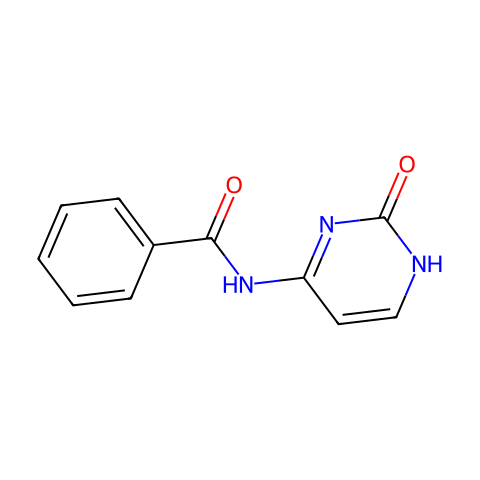 N4-苯甲酰基胞嘧啶结构图