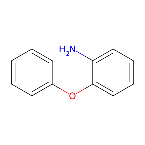 2-苯氧基苯胺结构图