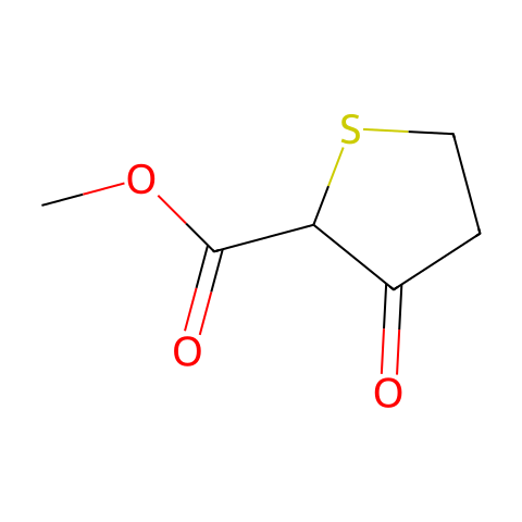 3-氧基四氢噻吩-2-羧酸甲酯结构图