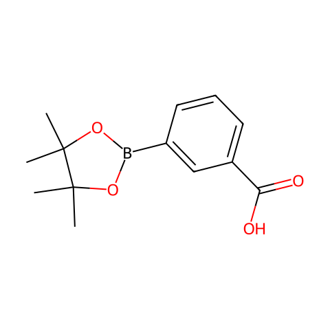 3-羧基苯硼酸频哪醇酯结构图