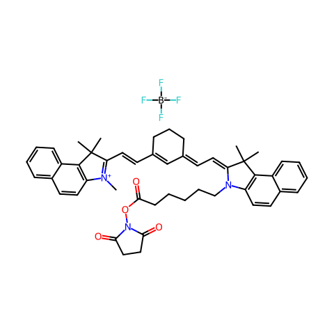 Cyanine7.5 NHS酯结构图