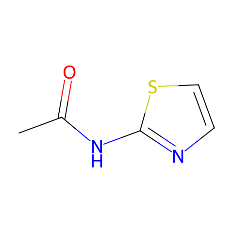 2-乙酰氨基噻唑结构图