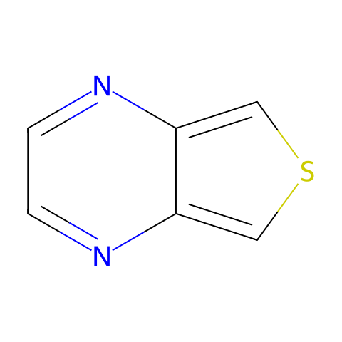 噻吩[3,4-B]吡嗪结构图