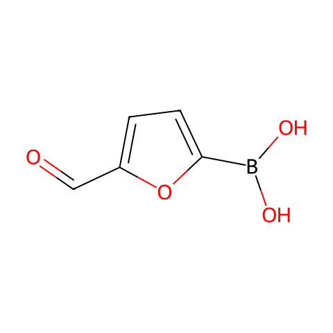 5-甲酰基-2-呋喃硼酸结构图