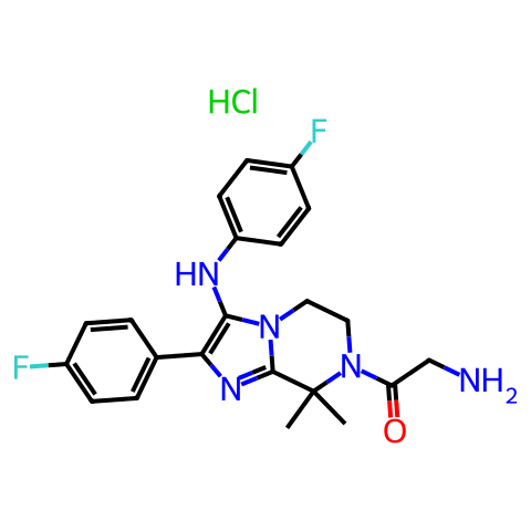 Ganaplacide hydrochloride结构图