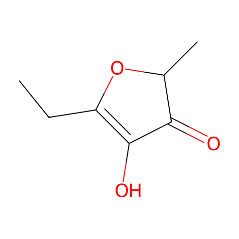 2-乙基-4-羟基-5-甲基-3(2H)-呋喃酮(异构体混合物)结构图