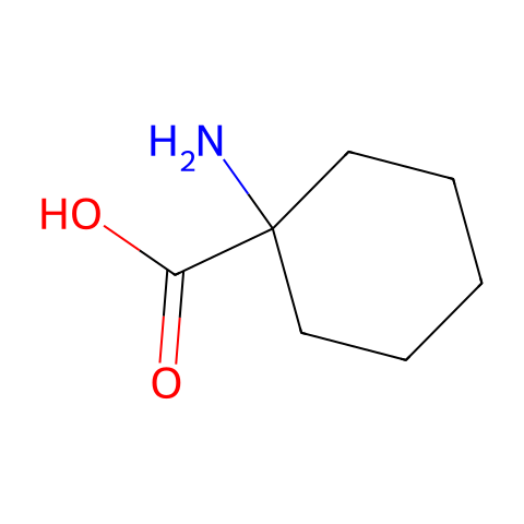 1-氨基-1-环己基甲酸结构图