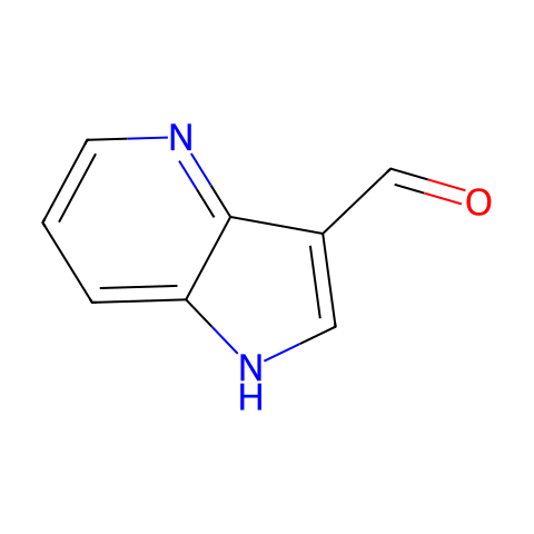 4-氮杂吲哚-3-甲醛结构图