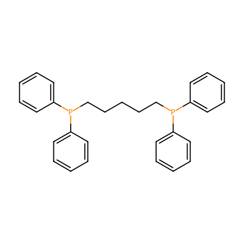 1,5-双(二苯基膦)戊烷结构图