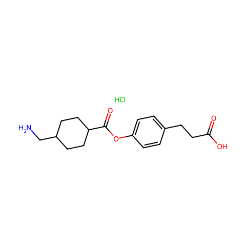 Cetraxate hydrochloride结构图