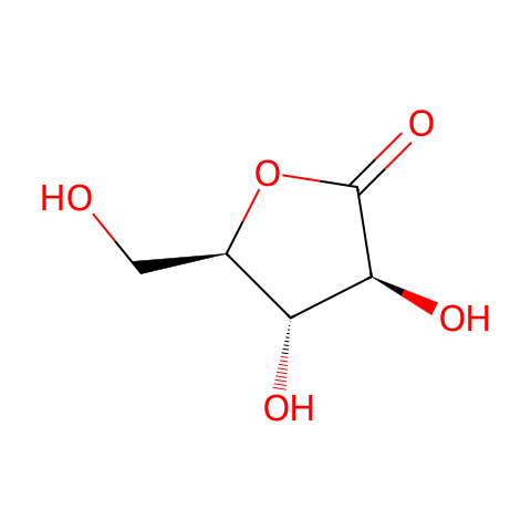 D-Arabinono-1,4-lactone结构图