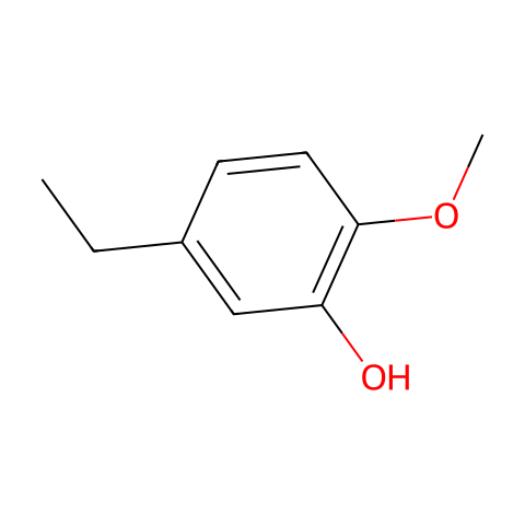 2-Methoxy-5-ethylphenol结构图
