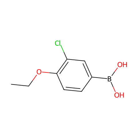 3-氯-4-乙氧基苯硼酸 (含不定量的酸酐)结构图