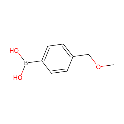 4-甲氧基甲基苯基硼酸 (含不同量的酸酐)结构图