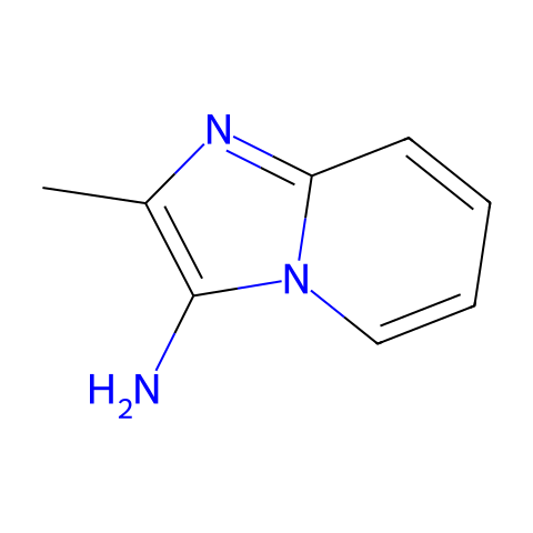 2-甲基咪唑并[1,2-A]吡啶-3-胺结构图