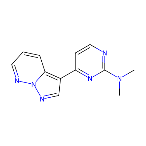 DYRK1-IN-1 分子结构图