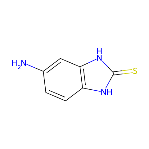 5-氨基-2-巯基苯并咪唑结构图