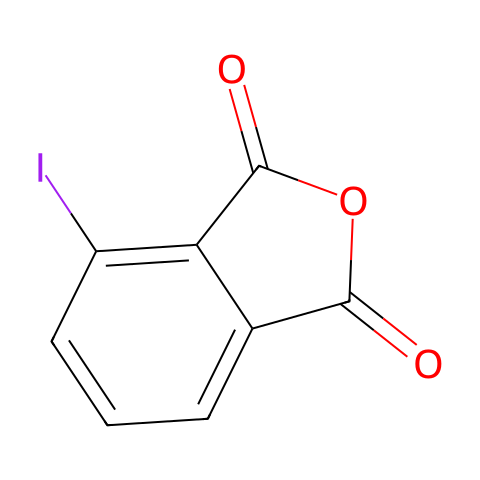 4-碘异苯并呋喃-1,3-二酮结构图