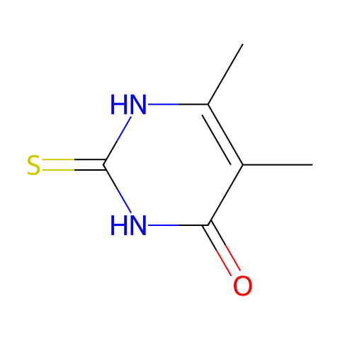 5,6-Dimethyl-2-Thiouracil结构图