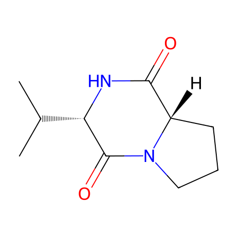 CYCLO(-PRO-VAL)结构图