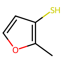 2-甲基-3-呋喃硫醇结构图