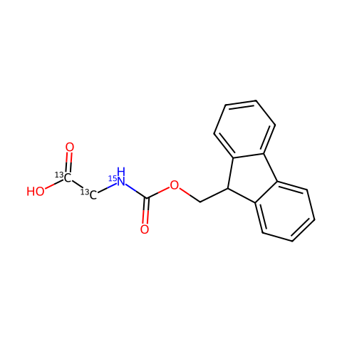 N-(9-FLUORENYLMETHOXYCARBONYL)GLYCINE-结构图