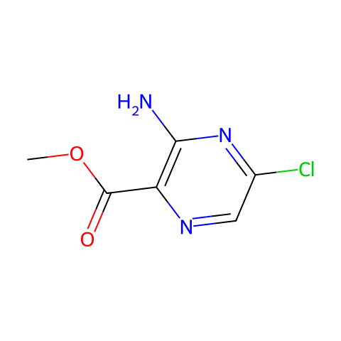 METHYL 3-AMINO-5-CHLOROPYRAZINE-2-CARBOXYLATE结构图
