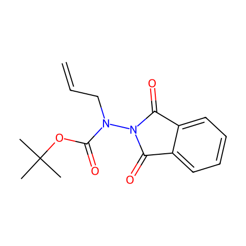 tert-butyl allyl(1,3-dioxoisoindolin-2-yl)carbamate结构图