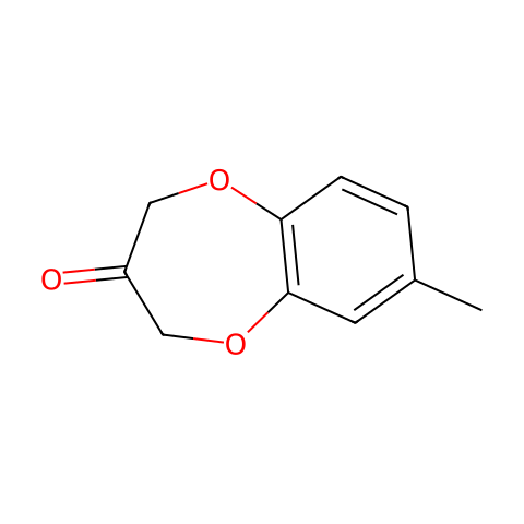 7-甲基-1,5-苯并二氧杂环庚烷-3-酮结构图