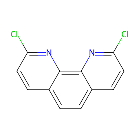 2,9-二氯-1,10-菲罗啉结构图